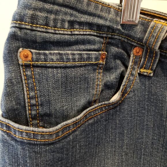 Levi's 515 Bootcut Curvy Blue Jeans Stretch Denim Plus Size 18 - Picture 7 of 12